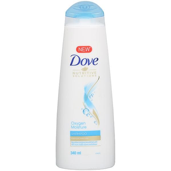 Dove Oxygen Moisture Shampoo 340 ml