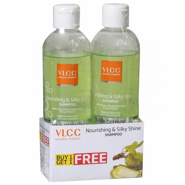 Vlcc Nourishing & Silky Shine Shampoo (Buy 1 Get 1 Free) 2 x 350 ml