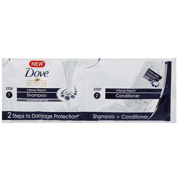 Dove Intense Repair Twin Pack (Shampoo 6 ml & Conditioner 6 ml)