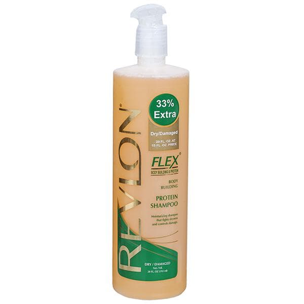 Revlon Flex Body Building Dry & Damage Protein Shampoo (Free 33% Extra) 592 ml