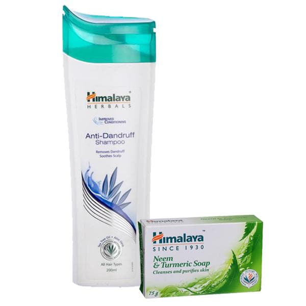 Himalaya Anti Dandruff Shampoo (Free Himalaya Neem & Turmeric Soap 75 g) 200 ml