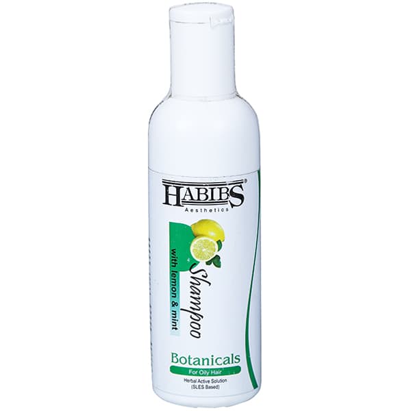 Habibs Botanicals With Lemon & Mint For Oily Hair Shampoo 200 ml