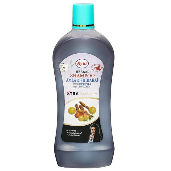 Ayur Herbal Amla & Shikakai With Reetha Shampoo 500 ml