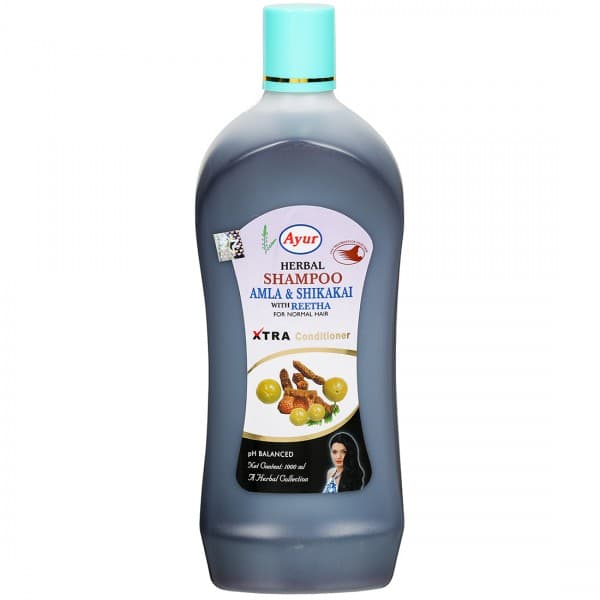Ayur Herbal Amla & Shikakai with Reetha Shampoo 1000 ml
