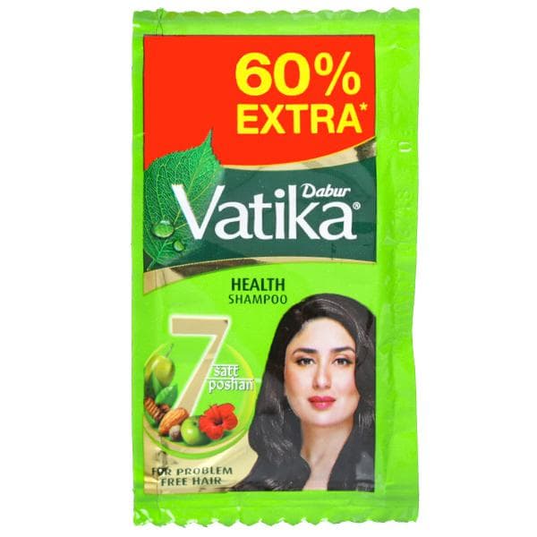 Dabur Vatika Satt Poshan Health Shampoo (Extra 60%) 4 ml