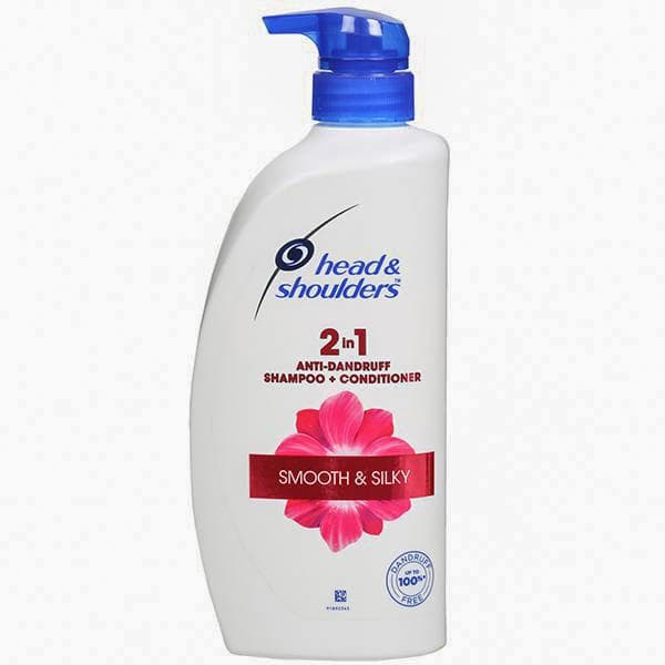 Head & Shoulders 2 in 1 Anti-Dandruff Smooth & Silky Shampoo + Conditioner 650 ml