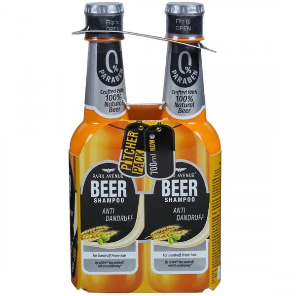 Park Avenue Beer Anti Dandruff for Dandruff Prone Hair Shampoo Combo Pack (Off Rs 151) 2 x 350 ml
