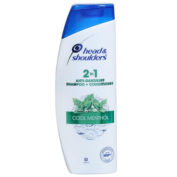 Head & Shoulders 2 in 1 Anti-Dandruff Cool Menthol Shampoo + Conditioner 340 ml