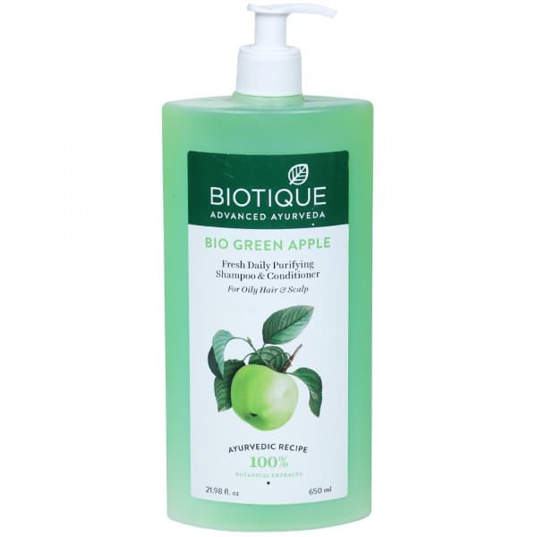 Biotique Bio Green Apple Purifying Shampoo & Conditioner 650 ml