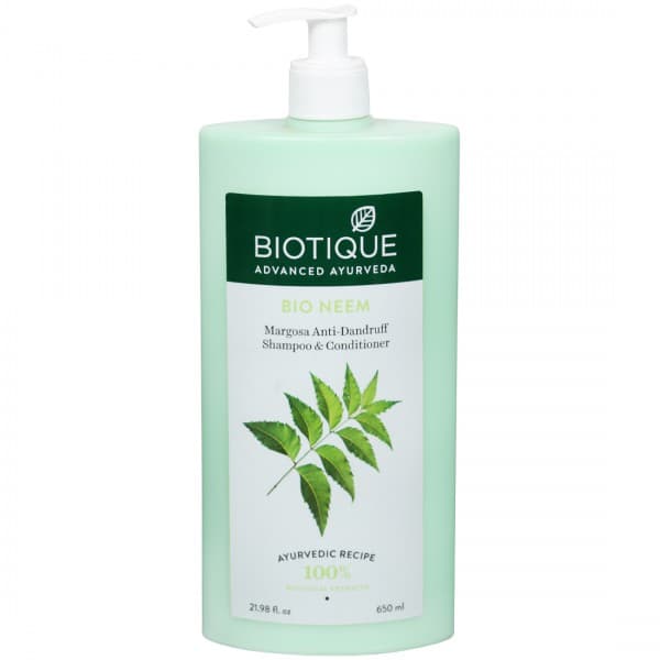 Biotique Bio Neem Margosa Anti Dandruff Shampoo & Conditioner 650 ml