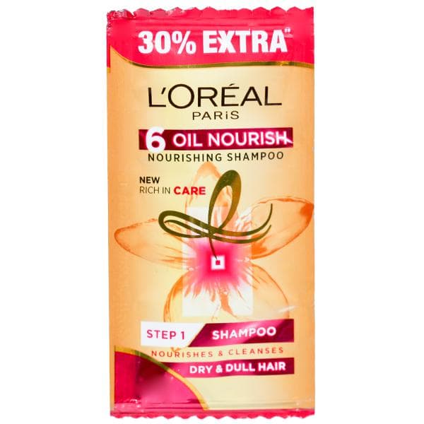 Loreal Paris 6 Oil Nourish Nourishing Shampoo (30% Extra) 5.5 ml