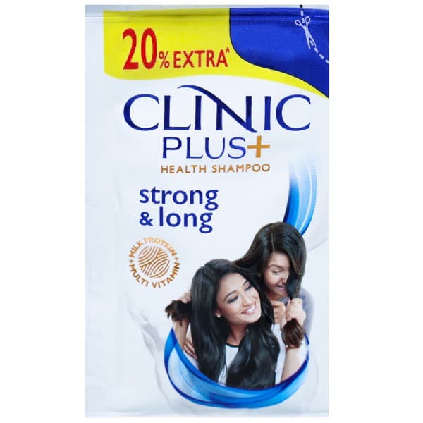 Clinic Plus+ Strong & Long Health Shampoo (Free 20% Extra) 3 ml