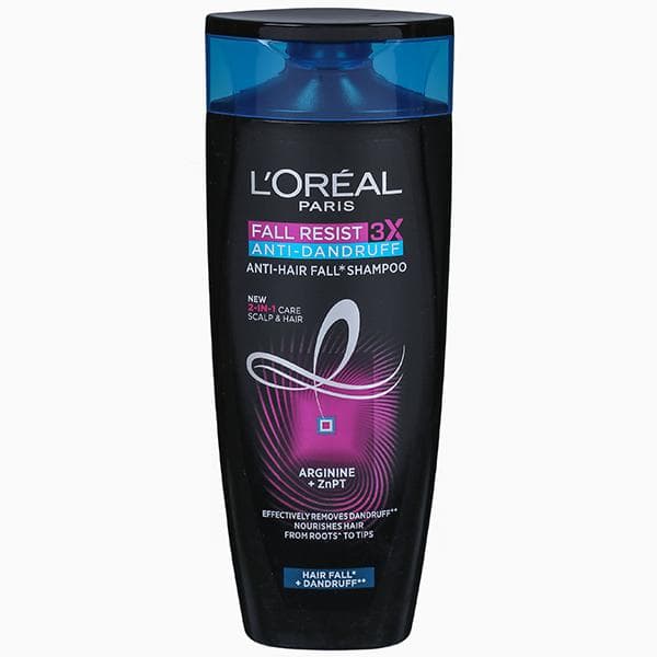 Loreal Paris Fall Resist 3X Anti Dandruff & Anti Hair Fall Shampoo 192.5 ml