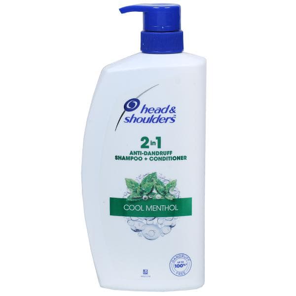 Head & Shoulders 2 in 1 Anti-Dandruff Cool Menthol Shampoo + Conditioner 1 L