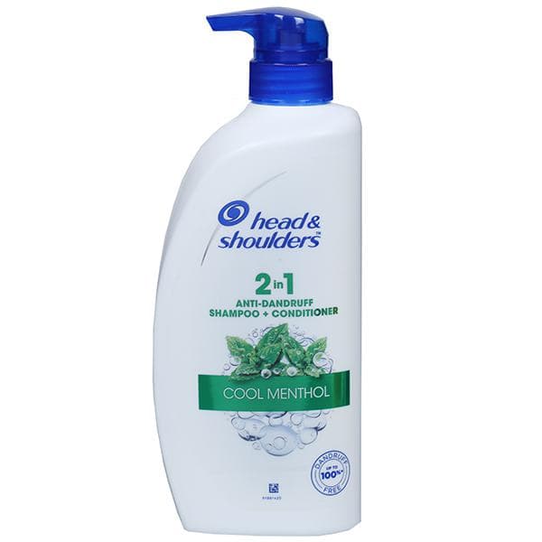 Head & Shoulders 2 in 1 Anti-Dandruff Cool Menthol Shampoo + Conditioner 650 ml