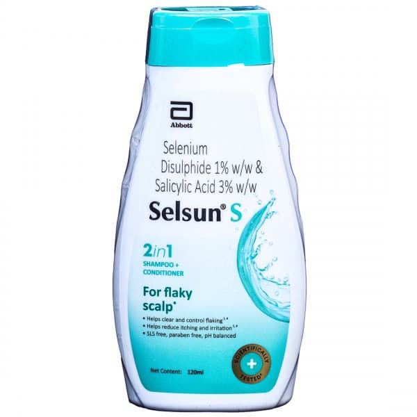Selsun S 2 in 1 Shampoo + Conditioner 120 ml