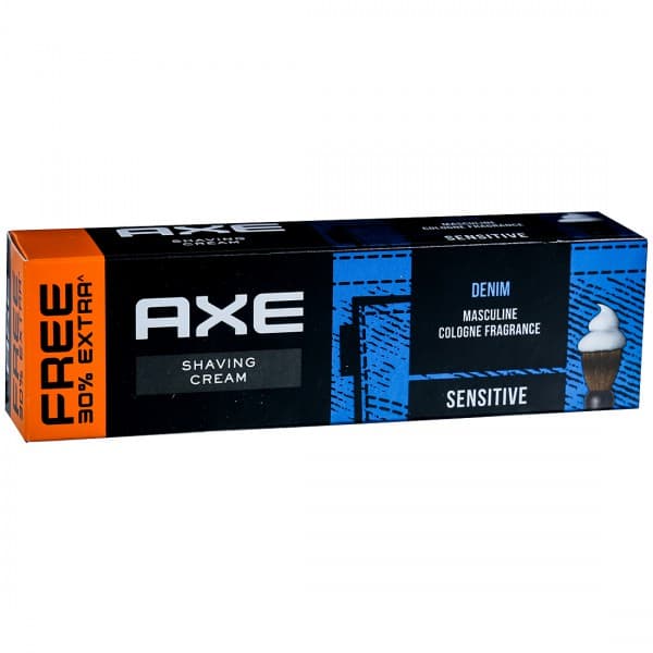Axe Denim Sensitive Shaving Cream (Free 30% Extra) 60 g