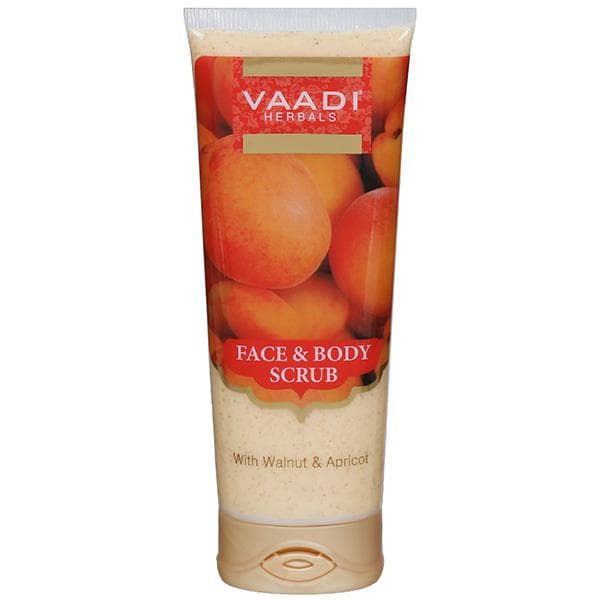 Vaadi Herbals Face & Body Scrub With Walnut & Apricot 110 g