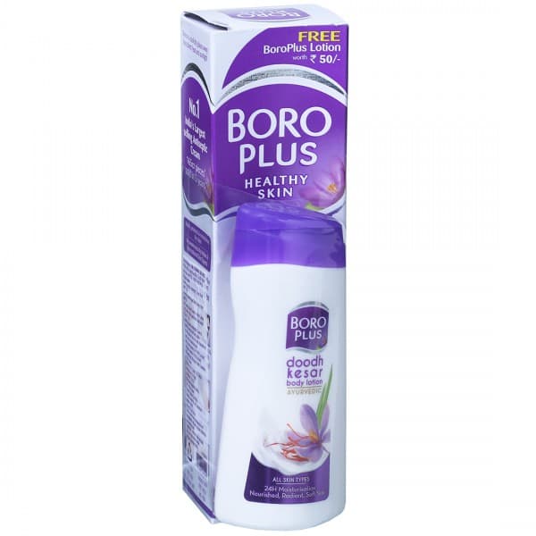 BoroPlus Ayurvedic Antiseptic Cream (Free BoroPlus Doodh Kesar Body Lotion 40 ml) 80 ml