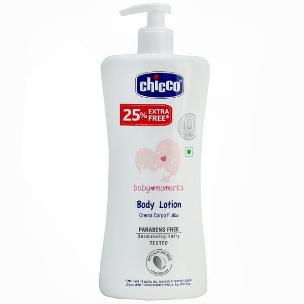 Chicco Baby Moments Body Lotion 0m+ (Free 25% Extra) CH8726025 500 ml