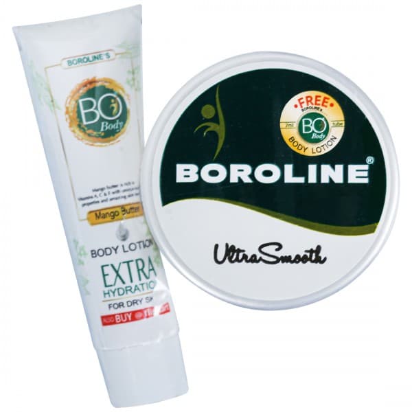 Boroline Ultra Smooth Antiseptic Ayurvedic Cream (Free Borolines BO Body Lotion 7 ml) 40 g