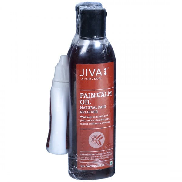 Jiva Ayurveda Combo (Pain Calm Oil 2 x 120 ml & Jatyadi Oil 20 ml)