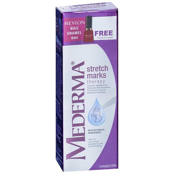 Mederma Stretch Marks Therapy Cream (Free Revlon Nail Enamel 8 ml) 25 g