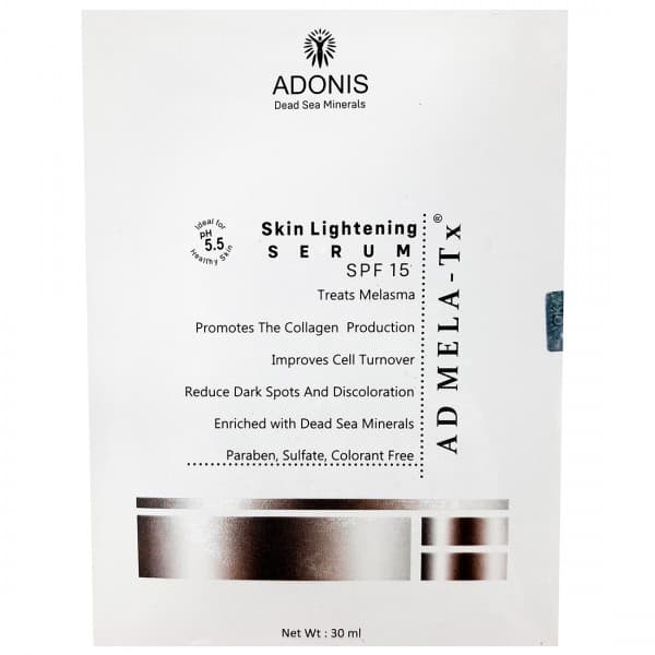 Adonis Dead Sea Minerals AD Mela Tx (SPF 15) Skin Lightening Serum 30 ml
