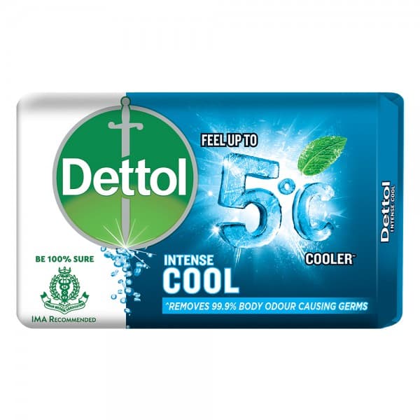 Dettol Intense Cool 2X Menthol Soap 125 g