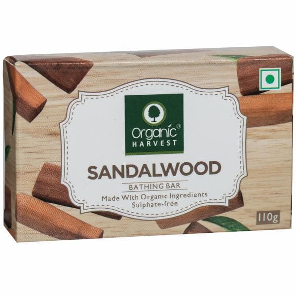 Organic Harvest Sandalwood Bathing Bar 110 g