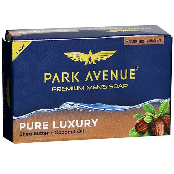 Park Avenue Premium Mens Soap Pure Luxury Shea Butter + Coconut Oil 75 g