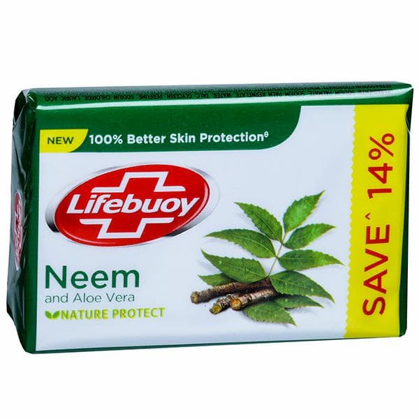 Lifebuoy Neem And Aloe Vera Soap (Save 14%) 56 g