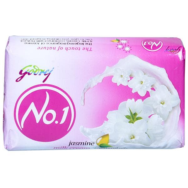 Godrej No.1 Jasmine And Milk Cream Soap 57 g