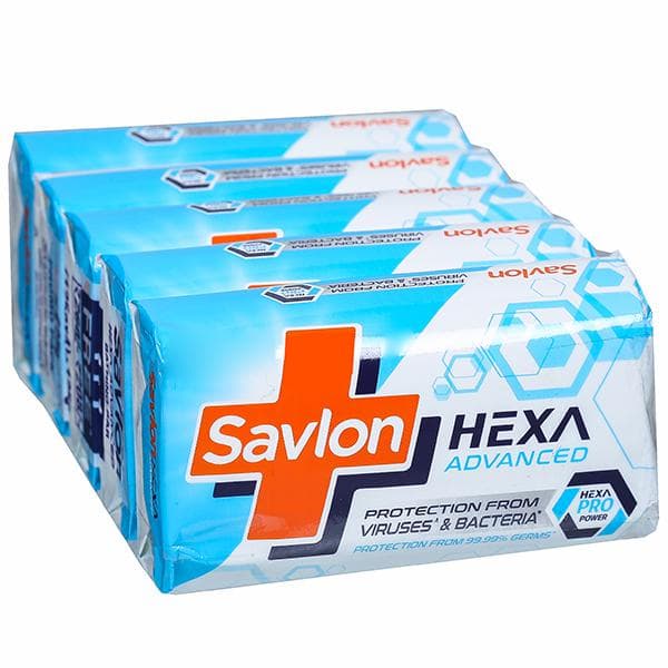 Savlon Hexa Advanced Bathing Bar (Buy 4 Get 1 Free) 5 x 125 g