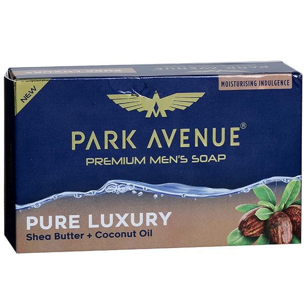 Park Avenue Premium Mens Soap Pure Luxury Shea Butter + Coconut Oil 125 g