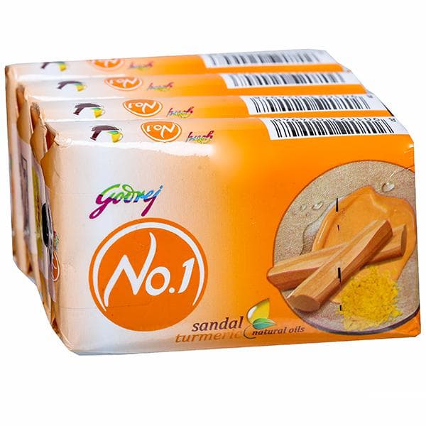 Godrej No.1 Sandal And Turmeric Soap 4 x 45 g