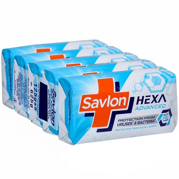 Savlon Hexa Advanced Bathing Bar 5 x 125 g