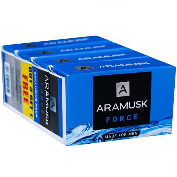 Aramusk Men Bath Soap Force (Buy 3 Get 1 Free) 4 x 75 g