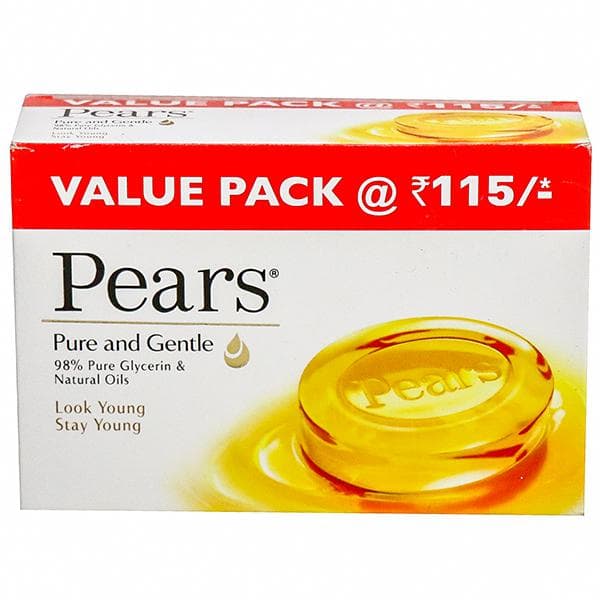 Pears Pure & Gentle Soap Value Pack (Off Rs 5) 4 x 75 g
