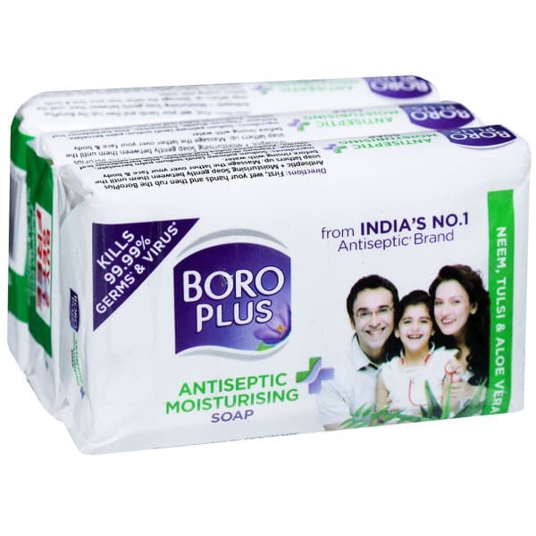 Boroplus Antiseptic+ Moisturising Soap (Buy 2 Get 1 Free) 3 x 75 g