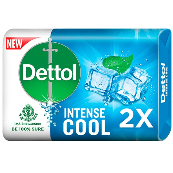 Dettol Intense Cool 2X Menthol Soap 75 g
