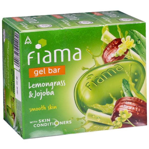 Fiama Lemongrass & Jojoba Smooth Skin Gel Bar 3 x 125 g