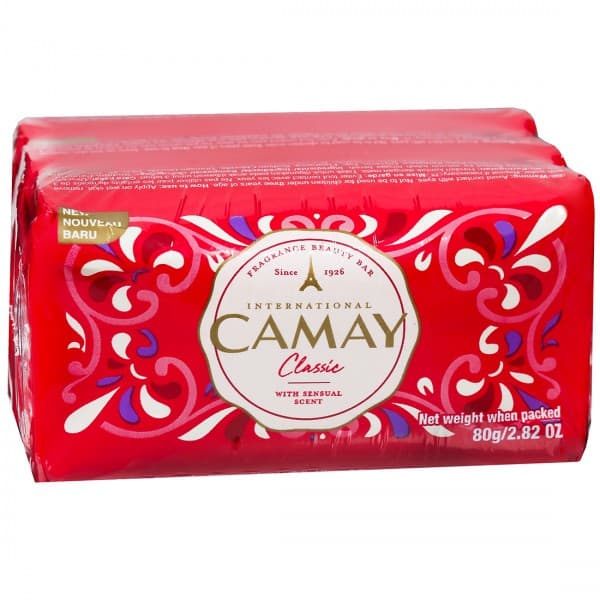 Camay International Classic Fragrance Beauty Bar 3 X 80 g