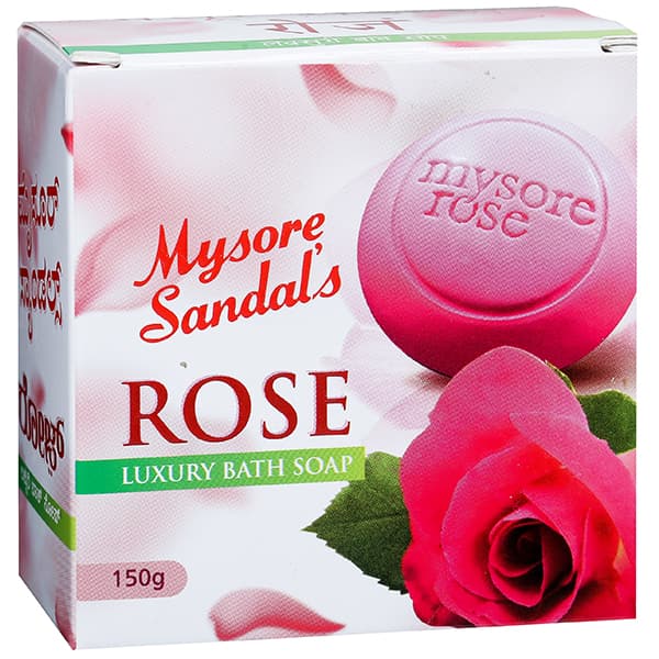 Mysore Sandals Rose Luxury Bath Soap 150 g