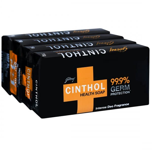 Cinthol Health+ Germ Protection Soap (Buy 3 Get 1 Free) 4 x 75 g