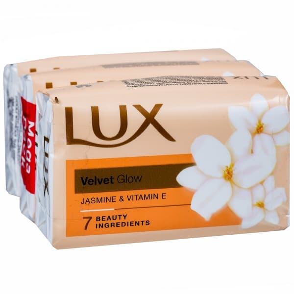 Lux Velvet Glow Jasmine & Vitamin E Soap 3 x 150 g