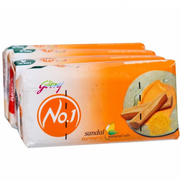 Godrej No.1 Sandal And Turmeric Soap 4 x 40 g