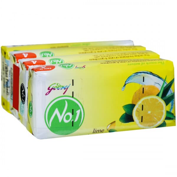 Godrej No.1 Lime And Aloe Vera Soap 4 x 40 g