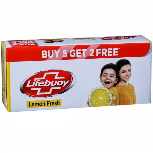 Lifebuoy Lemon Fresh Soap (Buy 5 Get 2 Free) 7 x 125 g
