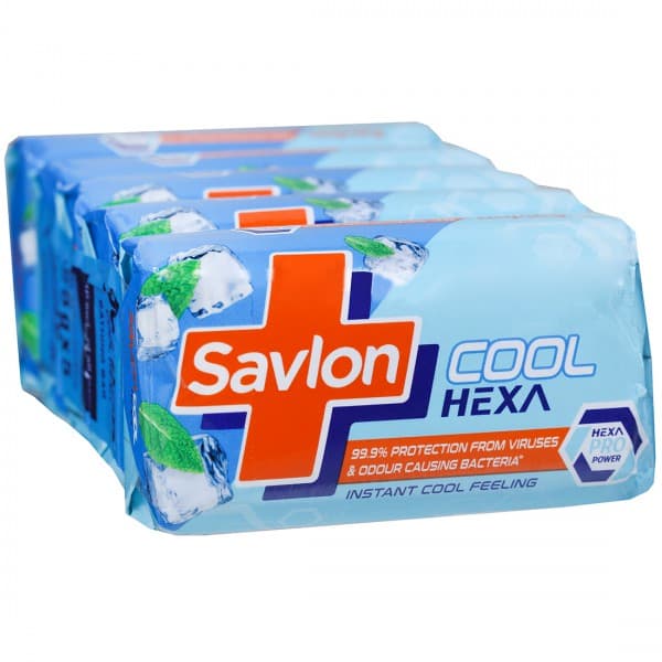 Savlon Cool Hexa Bathing Bar 5 x 125 g